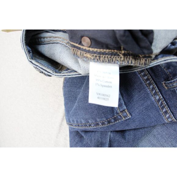 Coldwater Creek Jeans Womens 12 Blue Natural Fit Mini Bootcut Cotton Denim NWT - Picture 5 of 7